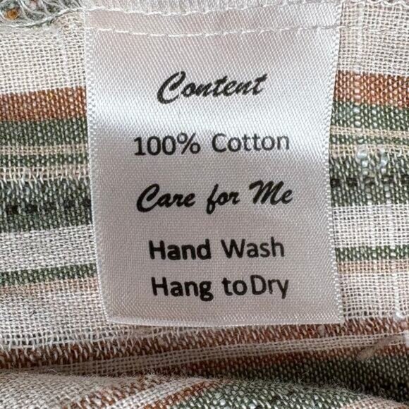 A Rare Bird L / XL Dress Floral Stripe Cottagecore Cowgirl Boho Country Western - Picture 8 of 12